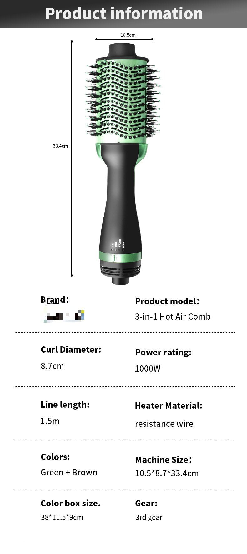 AirLuxe™ 4-in-1 Hair Styler