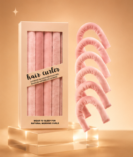Heatless Sleep Curl Rod
